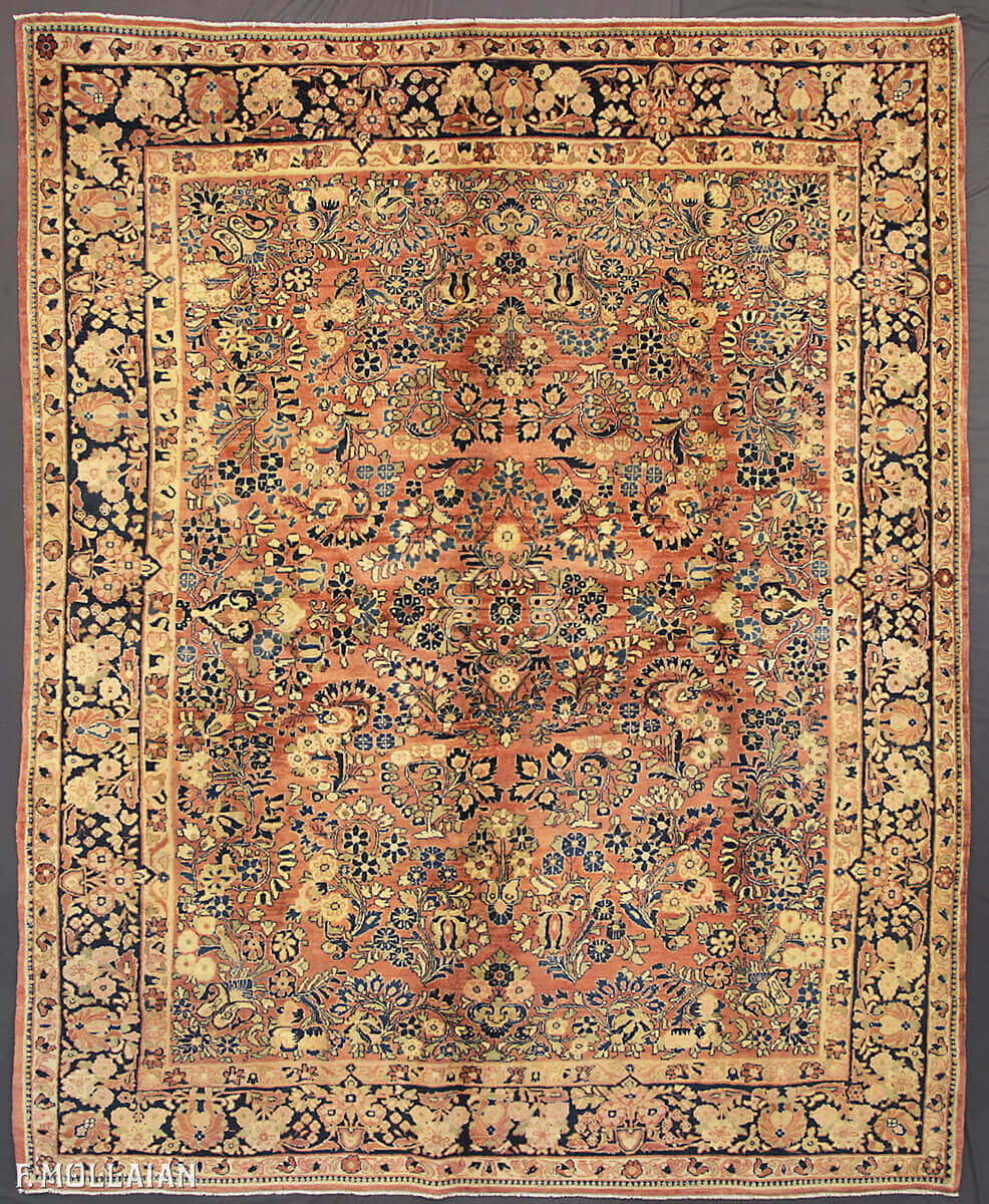 Tapis Persan Antique Saruk n°:78139626